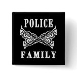 Police Family Tattoos Pinback Button