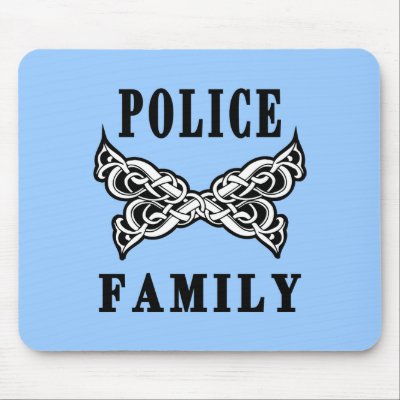 Police Family Tattoos Mouse Pad by bonfirepolice