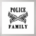 Police Family Tattoos Print