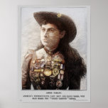 Police Gazette poster Annie Oakley (color) posters