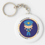 Police Girl Like Daddy Keychains