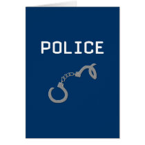 Police Handcuffs Card