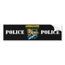 Police K9 Submission bumper stickers