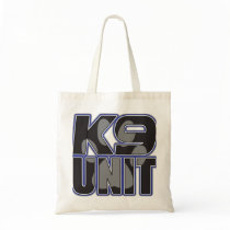 Police K9 Unit Paw Print Canvas Bags