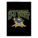 Police K-9 Unit cards by LawEnforcementGifts Police K-9 Unit cards