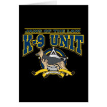 Police K-9 Unit cards by LawEnforcementGifts Police K-9 Unit cards