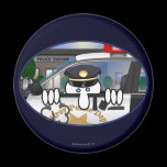 Police Kilroy Magnet