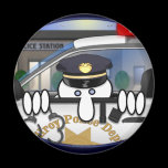 Police Kilroy Magnet