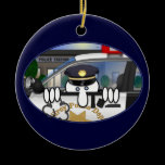 Police Kilroy Ornament