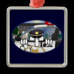 Police Kilroy Ornament
