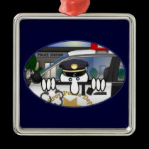 Police Kilroy Ornament