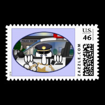 Police Kilroy Postage