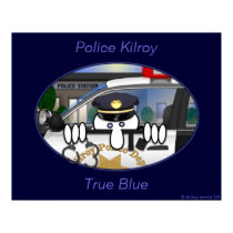 Police Kilroy Poster posters