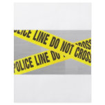 police line do not cross flyers
