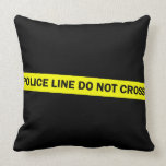 police line do not cross pillows