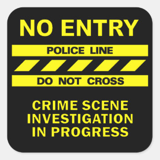 Crime Scene Investigation Stickers 