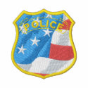 Police Logo embroidered shirts