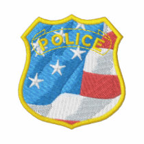 Police Logo embroidered shirts
