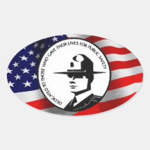 POLICE MEMORIAL STICKERS