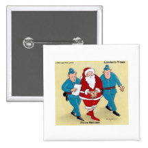 Police Navidad Funny Christmas Gifts & Tees Pin