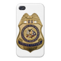 Police Officer Badge I-Phone 5 Cover iPhone 4/4S Cases