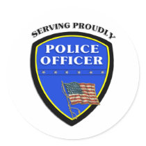 Police Officer Badge stickers