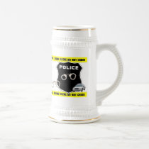 Police Officer Crime Scene Beer Stein mugs