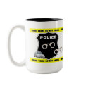 Police Officer Crime Scene Mug