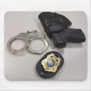 Police Officer Mouse Mat