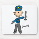 Police Officer Mousepad by stick_figures Police Officer Mousepad