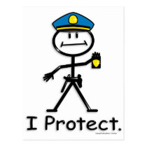 Police Officer postcards