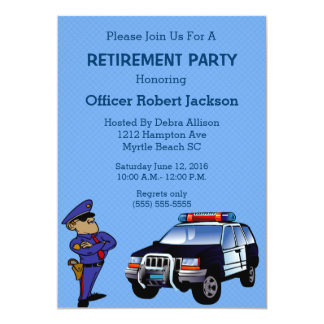 Police Retirement Cards | Zazzle