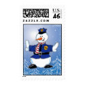 Police Officer Snowman Winter Stamp - Customized by arrestinghearts Police Officer Snowman Winter Stamp - Customized
