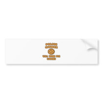 Police Officer .. Will Work for Cookies Bumper Sticker