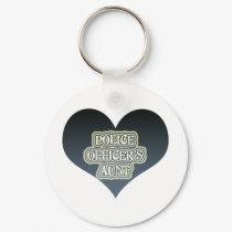 Police Officer's Aunt keychains by lifeisahighway Police Officer's Aunt keychains