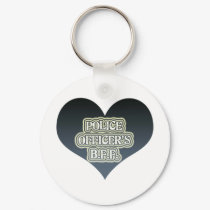 Police Officer's B.F.F. keychains by lifeisahighway Police Officer's B.F.F. keychains