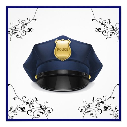 Police Officers' Ball Custom Invitations