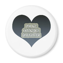 Police Officer's Daughter magnets