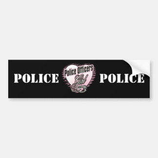 police bumper wife sticker officers gifts k9 stickers girl zazzle bite rottweiler