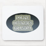 Police Officer's Grandpa Mouse Pads