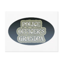 Police Officer's Grandpa postcards