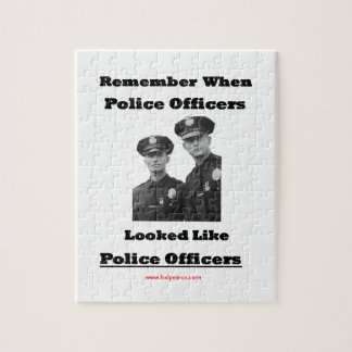 police jigsaw puzzles officers puzzle