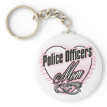 Police Officers Mom Keychain