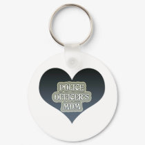 Police Officer's Mom keychains by lifeisahighway Police Officer's Mom keychains