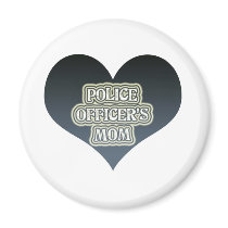 Police Officer's Mom magnets