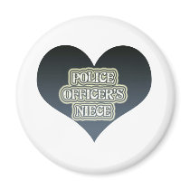 Police Officer's Niece magnets