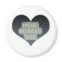 Police Officer's Wife magnets