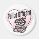 Police Officers Wife Refrigerator Magnets