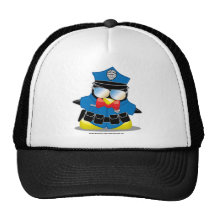 Police Penguin Mesh Hat