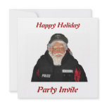 Police Santa Party Invitation